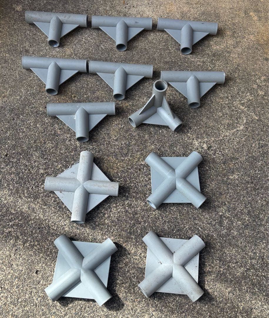 天*陽様 サイクルハウス　3台用　骨組みのみ