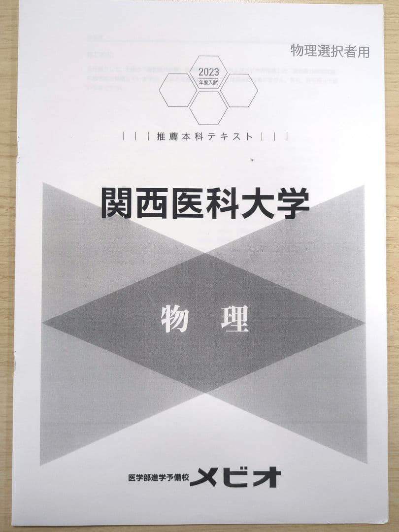 関西医科大学　適性能力試験　過去問（再現）特色選抜　推薦　医学部　2023年度