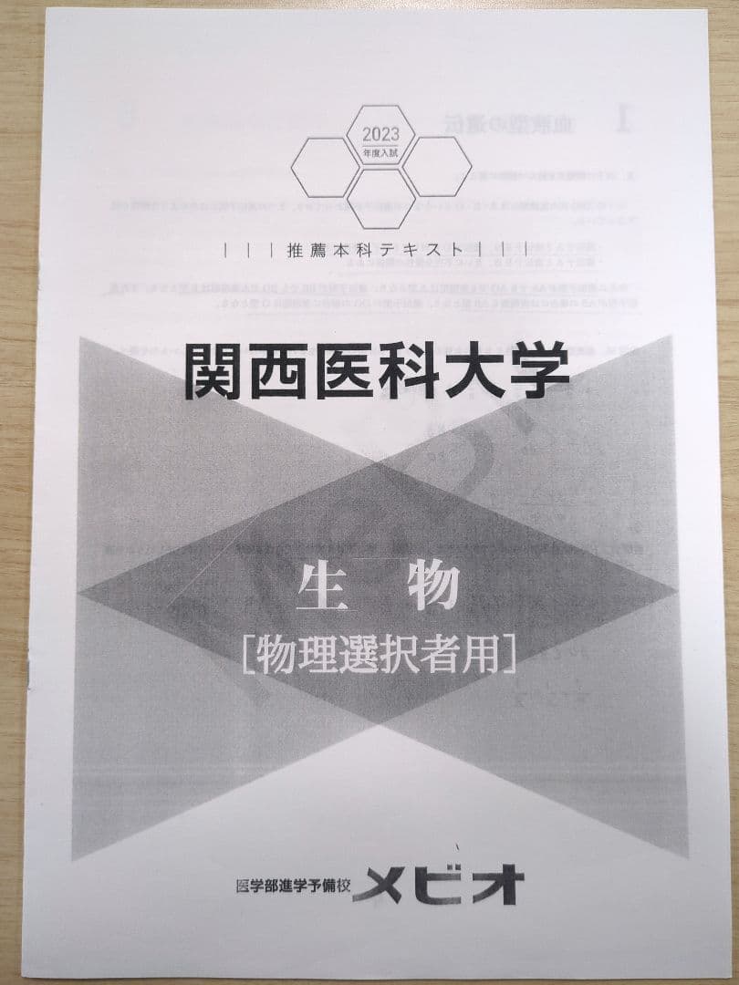 関西医科大学　適性能力試験　過去問（再現）特色選抜　推薦　医学部　2023年度