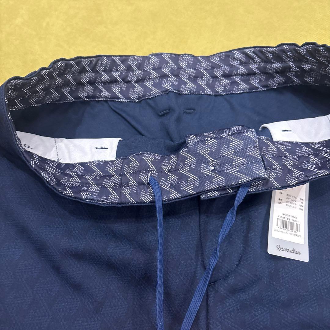 ネイビー メンズ ゴルフパンツ Lサイズ