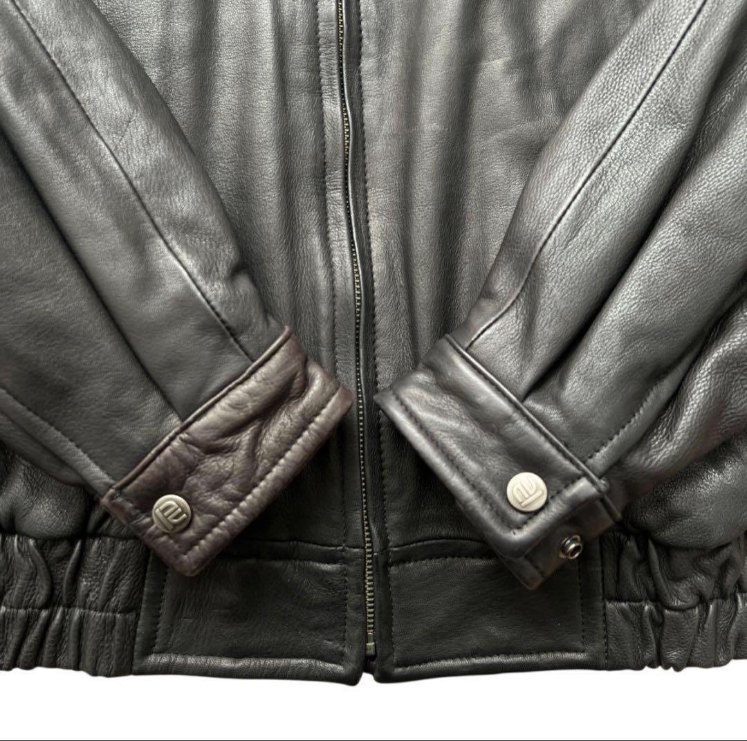 Robert Comstock　鹿革　短丈　レザー　ボンバージャケット　S