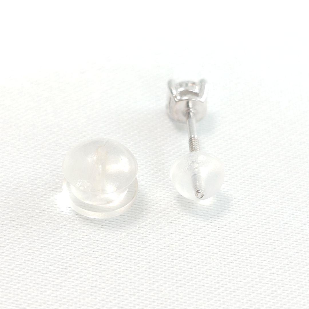 ティファニー ソリティア ダイヤモンド ネジ式 ピアス 片耳用 6568