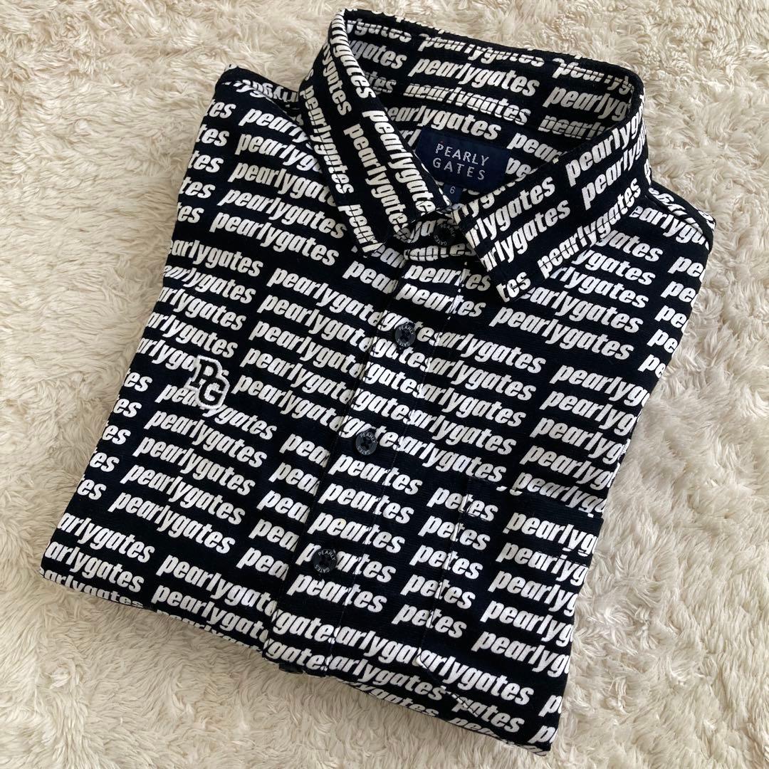 未使用級！PEARLY GATES パーリーゲイツ　長袖ゴルフウェア　総柄　6