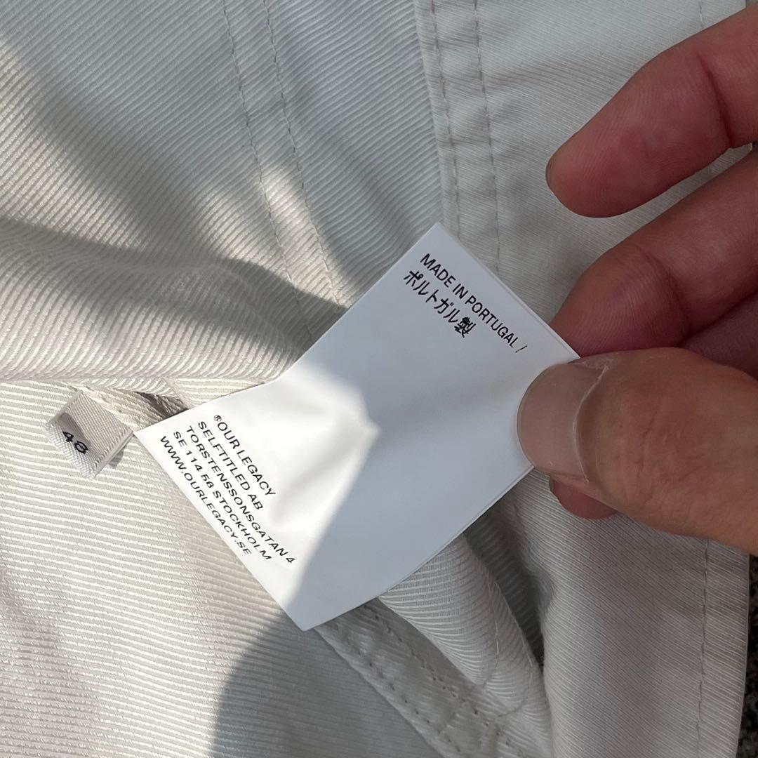 our legacy アワーレガシー ジャケット 白 デニムジャケット ブルゾン