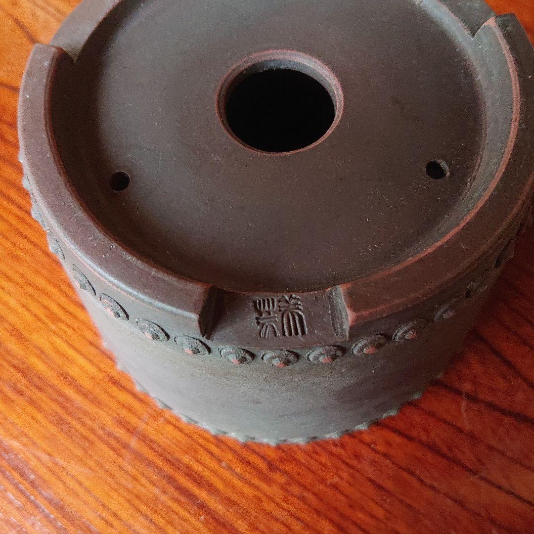 な*ン様 鋲打ち盆栽鉢 2個セット