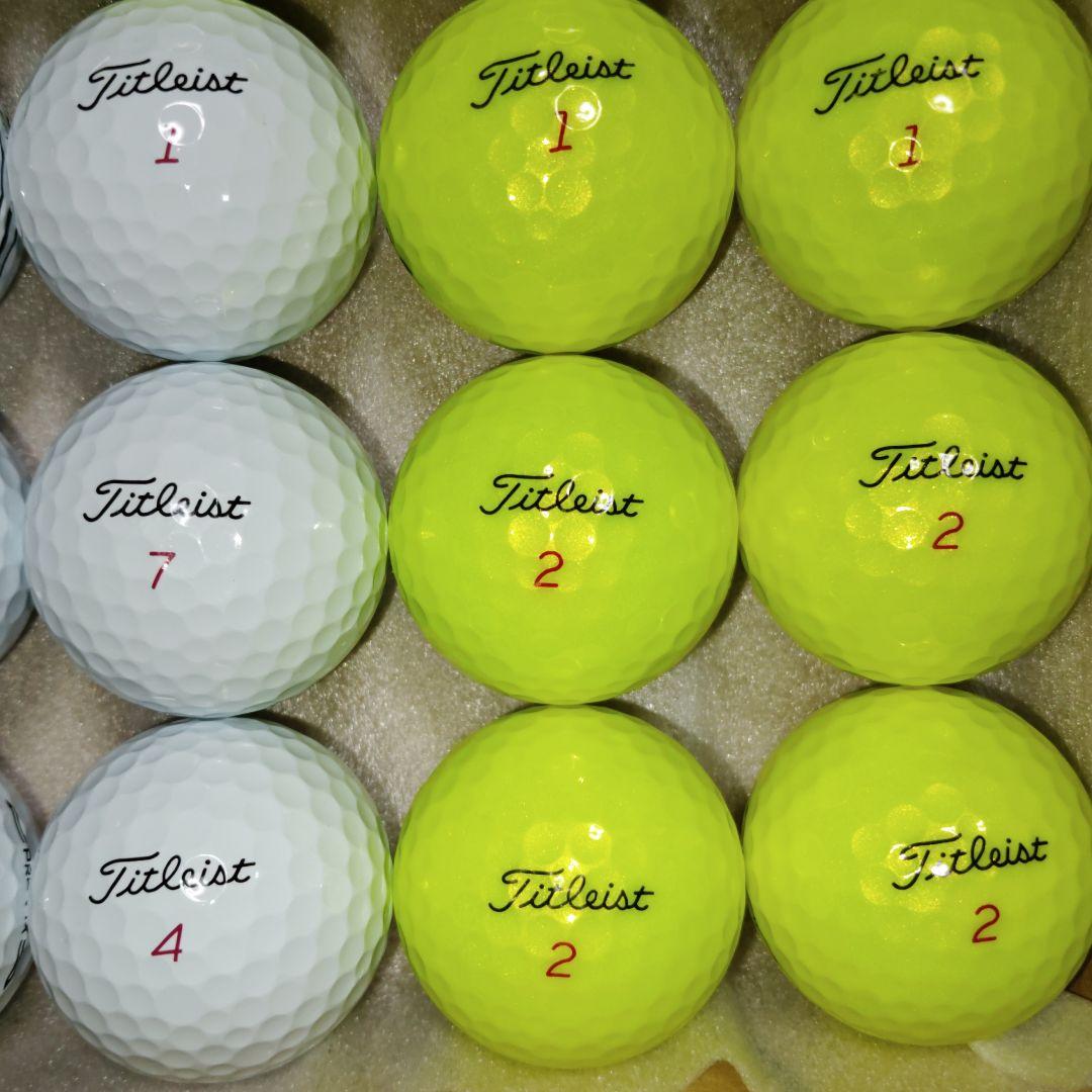 【超超美品!!】タイトリスト PROV1X ロストボール ゴルフボール 24球