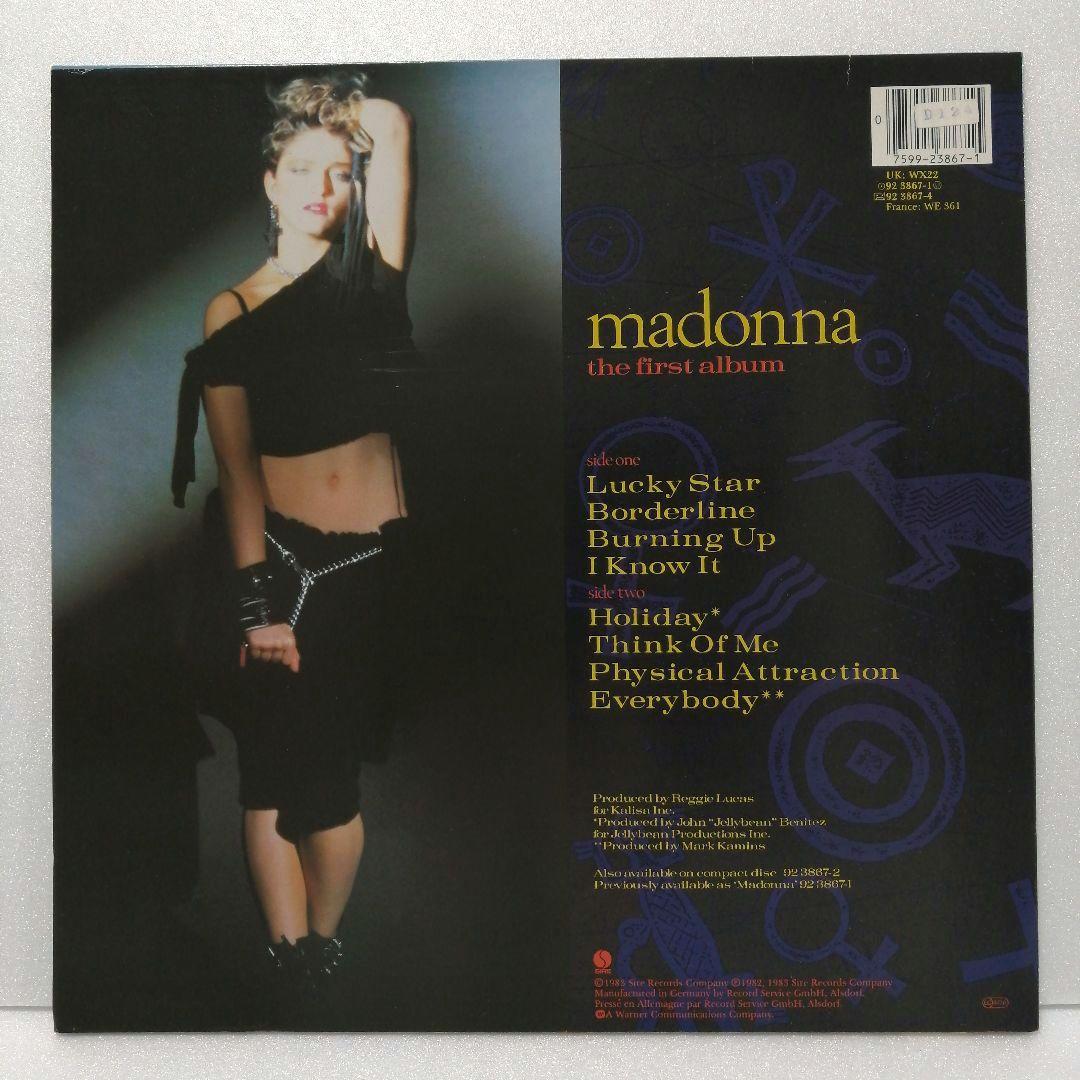 【美盤 '83 Debut Album 】 MADONNA DIＦジャケLP