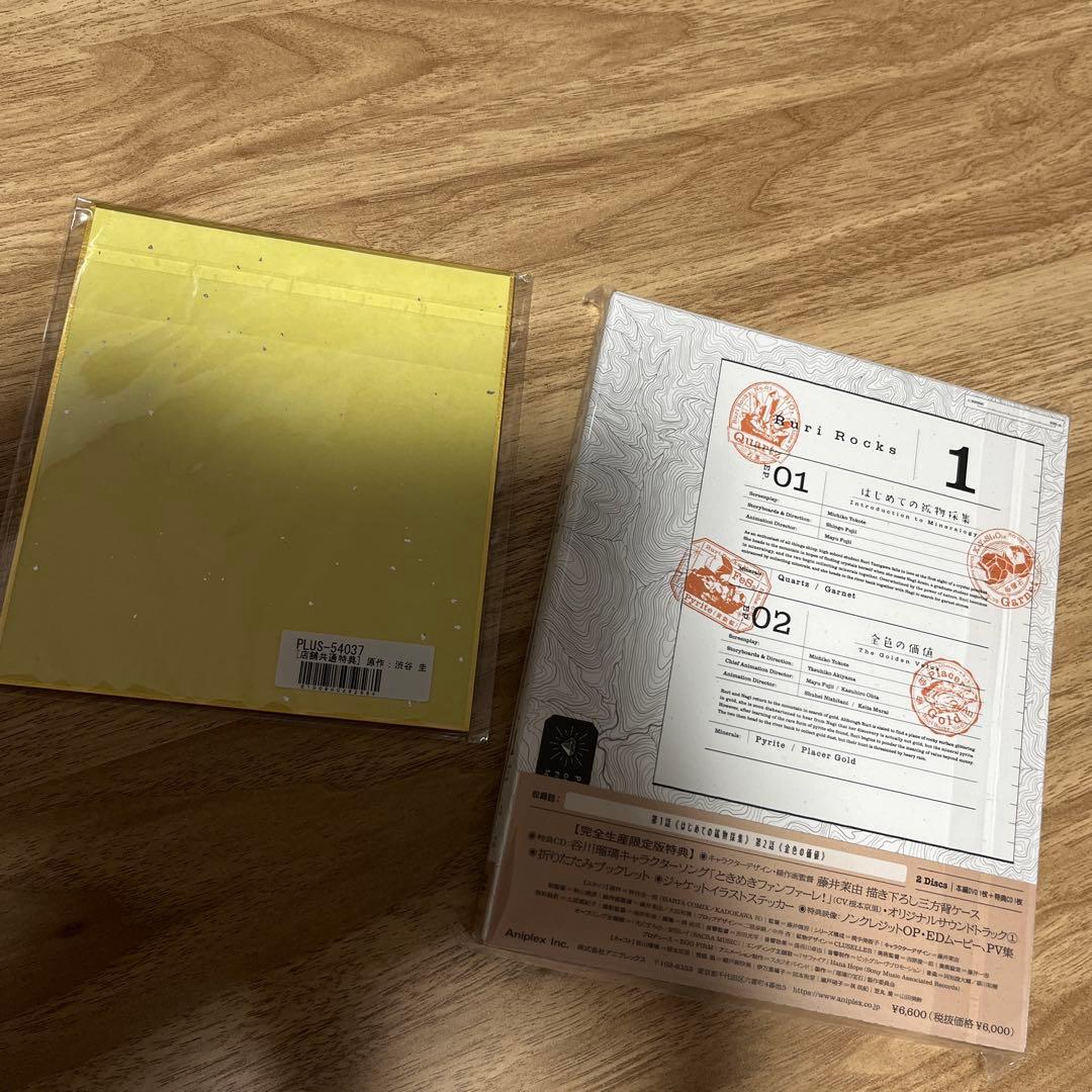 瑠璃の宝石 1〈完全生産限定版〉DVD 購入特典付