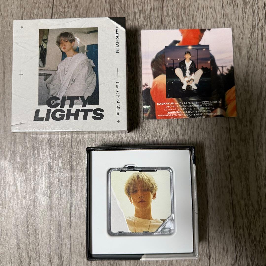 BAEKHYUN CITY LIGHTS アルバム 3点セット トレカ2枚付き
