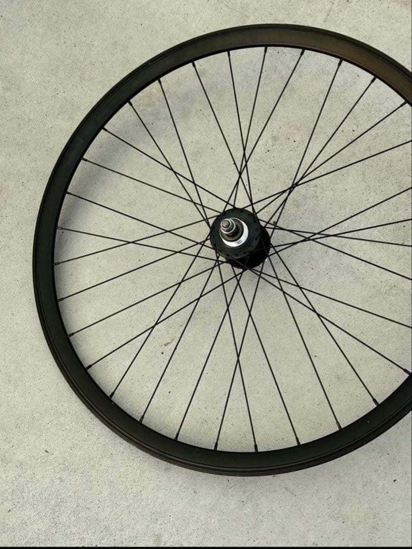 ピスト用　ブラックホイール