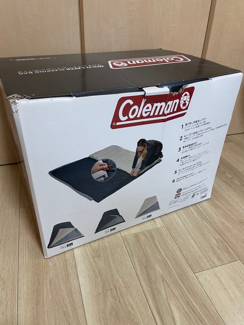 コールマン　Coleman マルチレイヤースリーピングバッグ　寝袋　4シーズン
