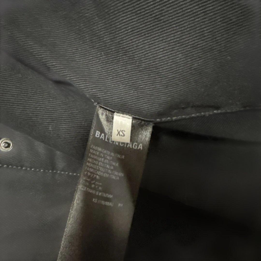 BALENCIAGA バレンシアガ　パテッドソフトデニムシャツ　2022