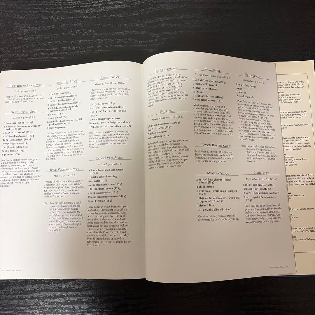 世界のハイアット料理長のレシピ、非売品