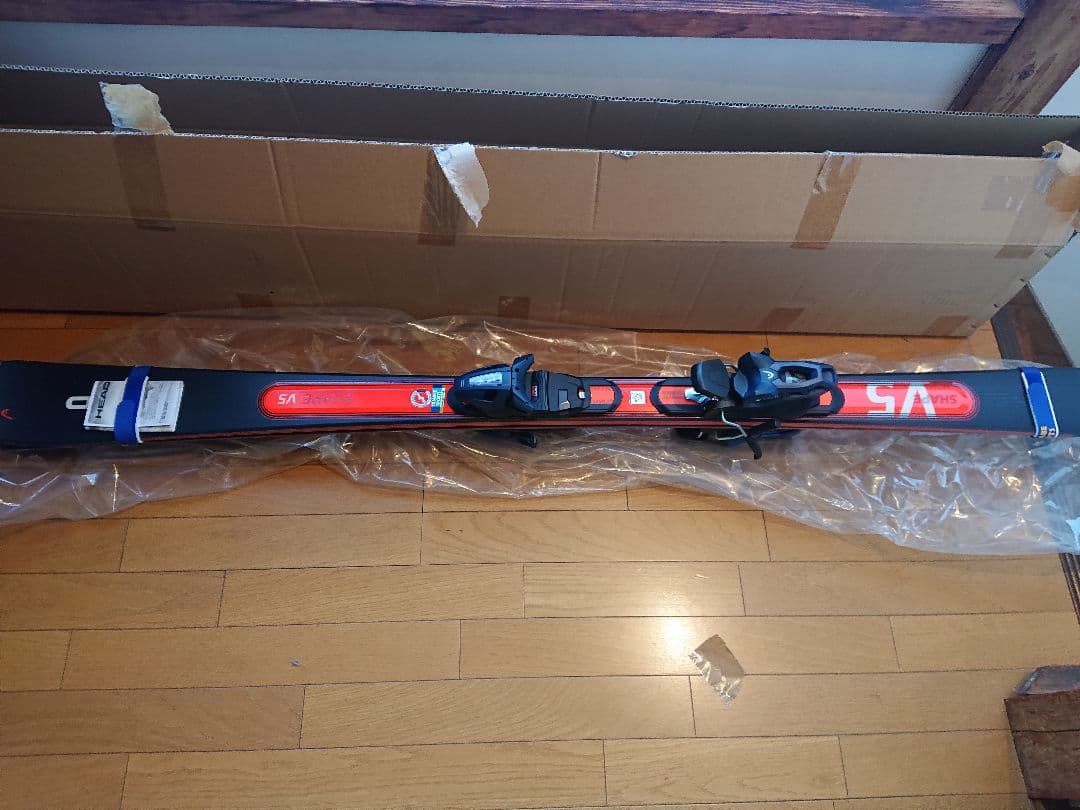 HEAD V5 スキー 赤/青/黒