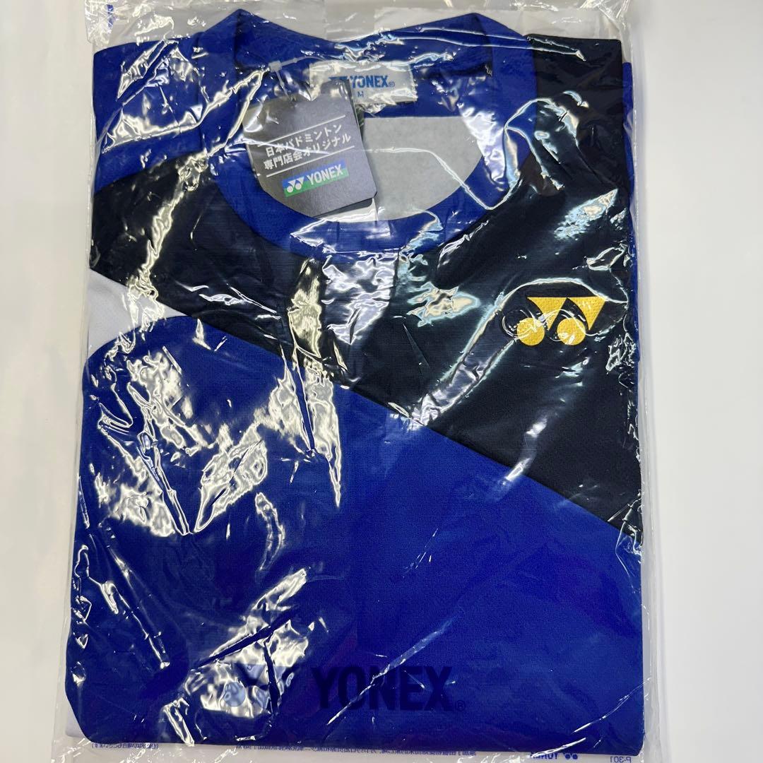 ✨ラスト1 新品 未使用✨YONEX ユニ ロングスリーブ Tシャツ ブルー　M