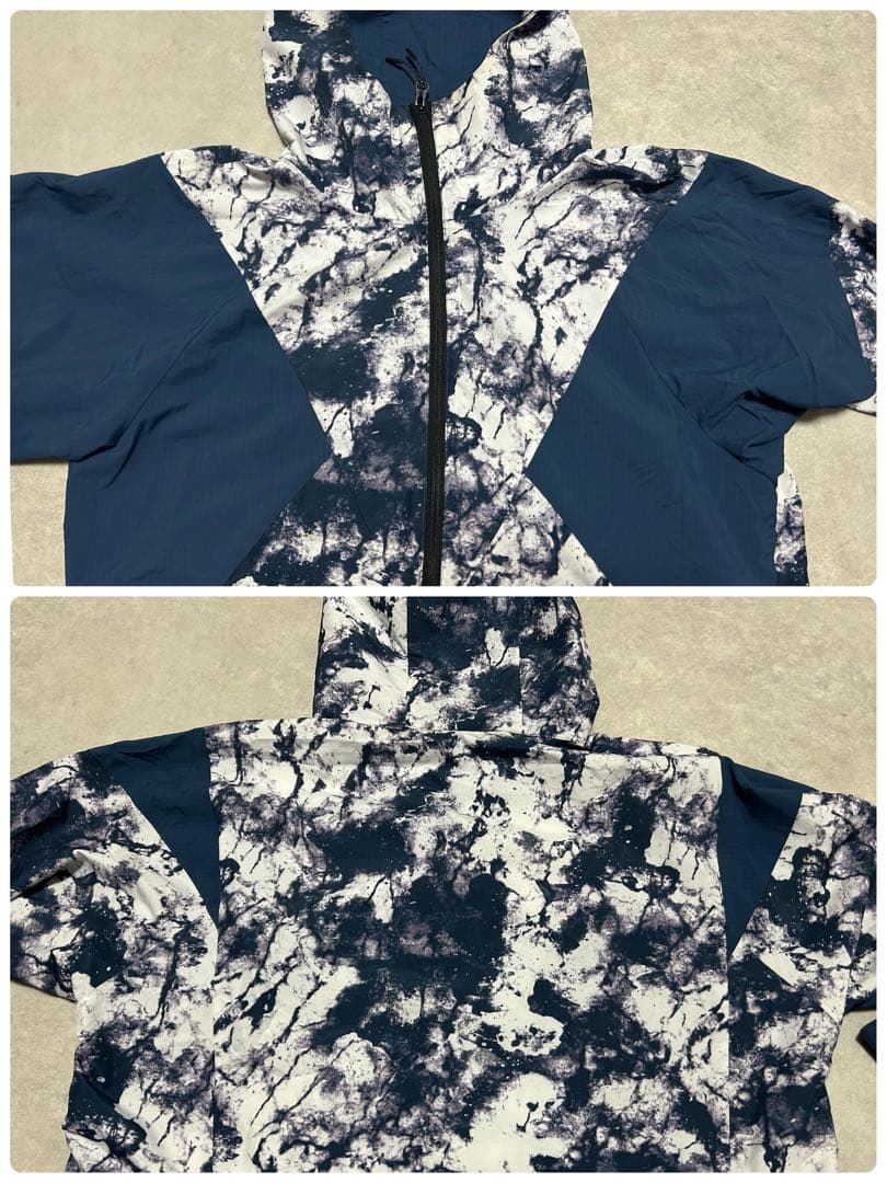 極美品 OAKLEY ENHANCE GRAPHIC WIND L 総柄 メンズ