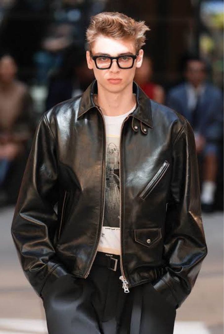 sacai 25ss レザージャケット leather Jacketサイズ4