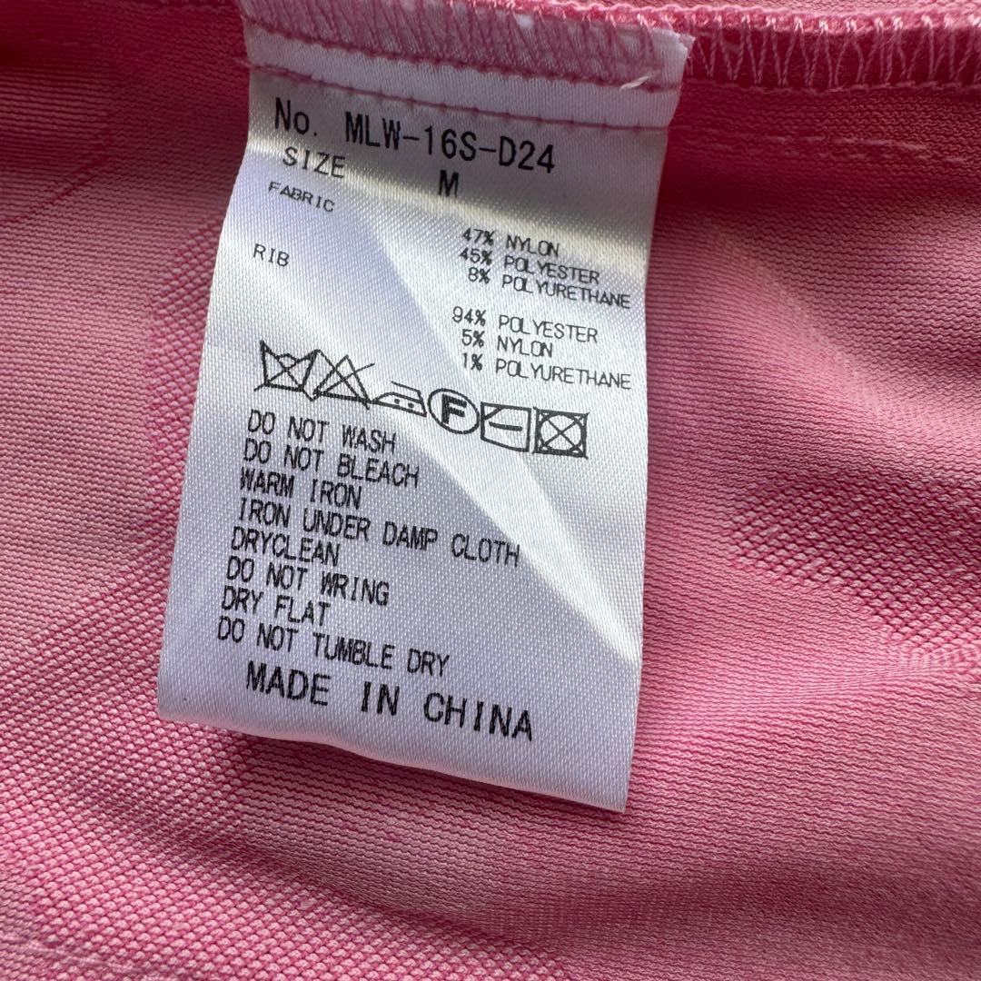 美品 マークアンドロナ トラックジャケット ジャージ 迷彩 スカル ピンク