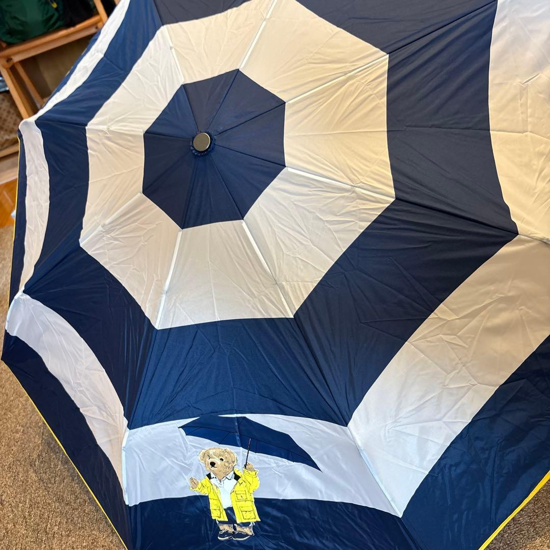 男女問わずPolo Ralph Lauren 折りたたみ傘 ネイビー