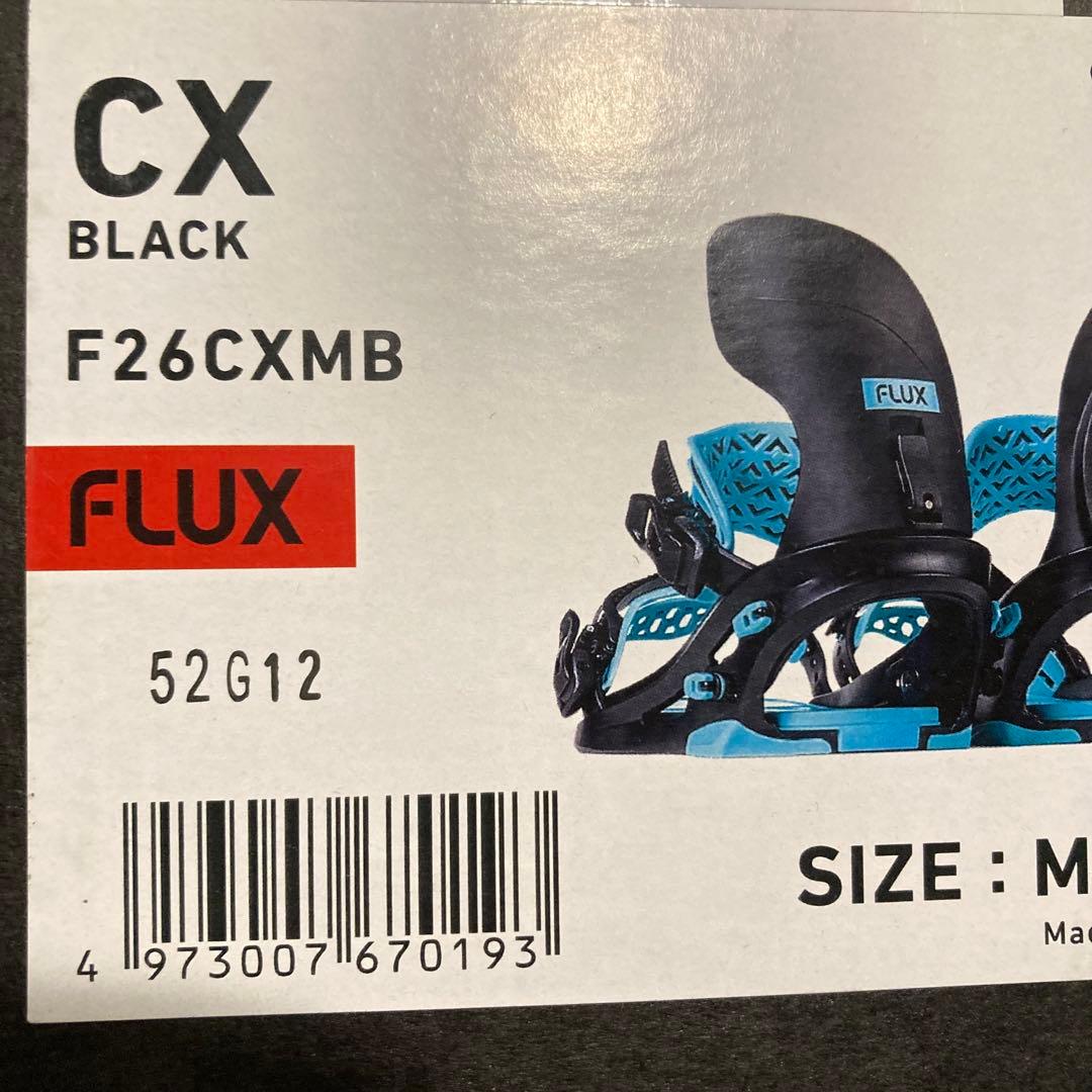 25-26 フラックス ビンディング CX M ブラック FLUX シーエックス