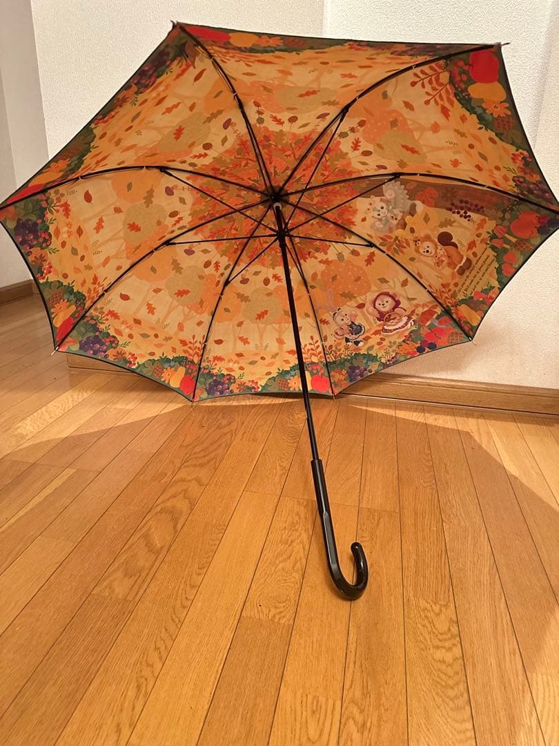 ダッフィー ダッフィーたちの秋のぼうけん　雨傘 新品 アンブレラ 雨傘