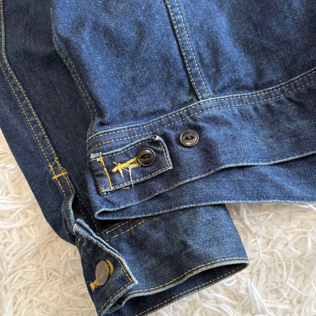 90s Lee 101J 復刻 0411 デニムジャケット 日本製 濃紺 L