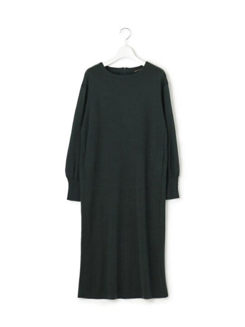 未使用品 23区 ウールブレンド パール ニットワンピース ブラック 32
