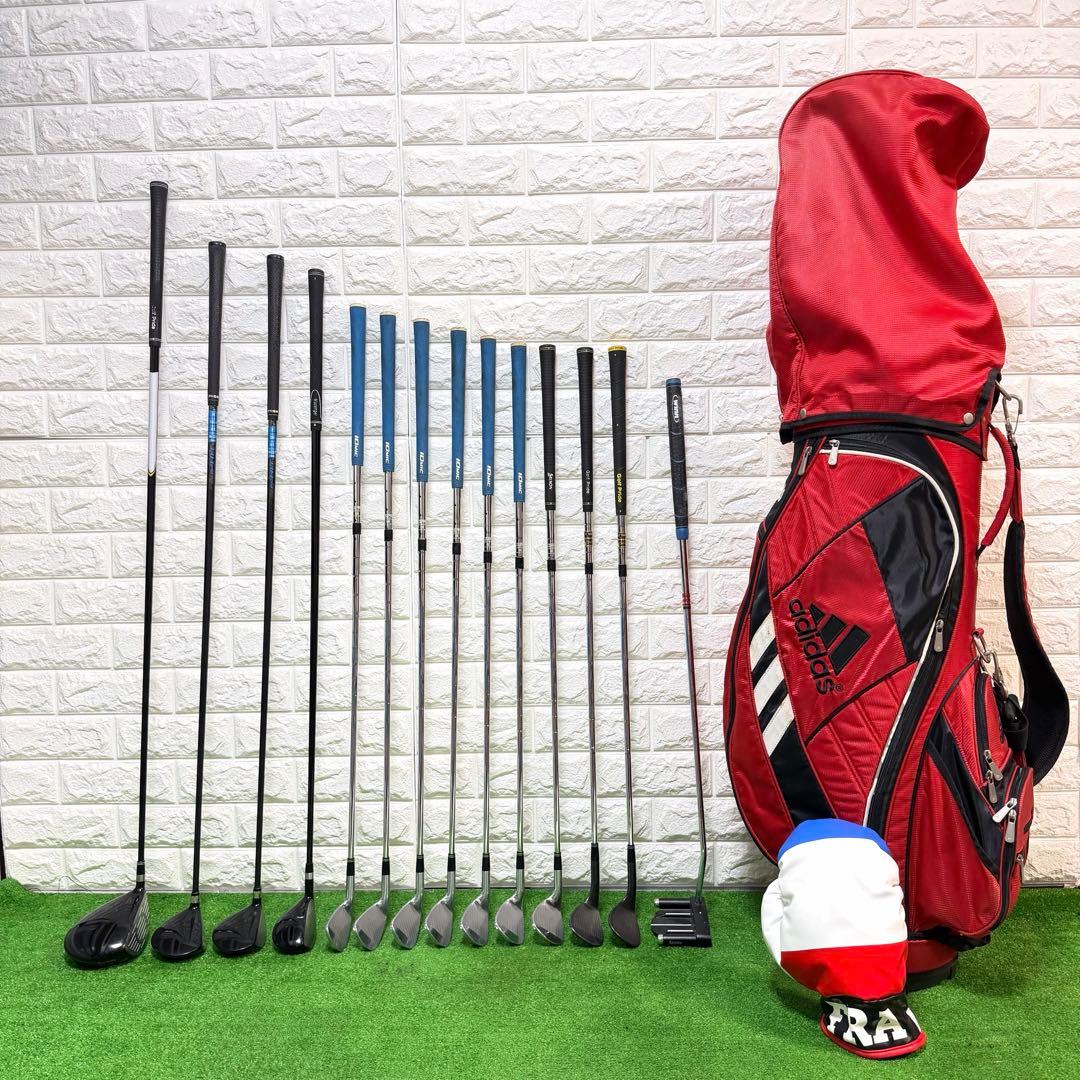 ゴルフセット　豪華　SRIXON 完全ラウンド仕様　右打ち　飛距離抜群　すぐ使用