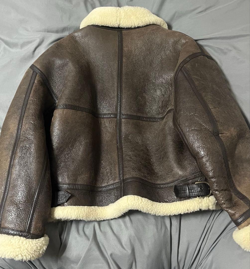 レザー　ボア　ジャケット　ダウン　avirex b-3 ma1