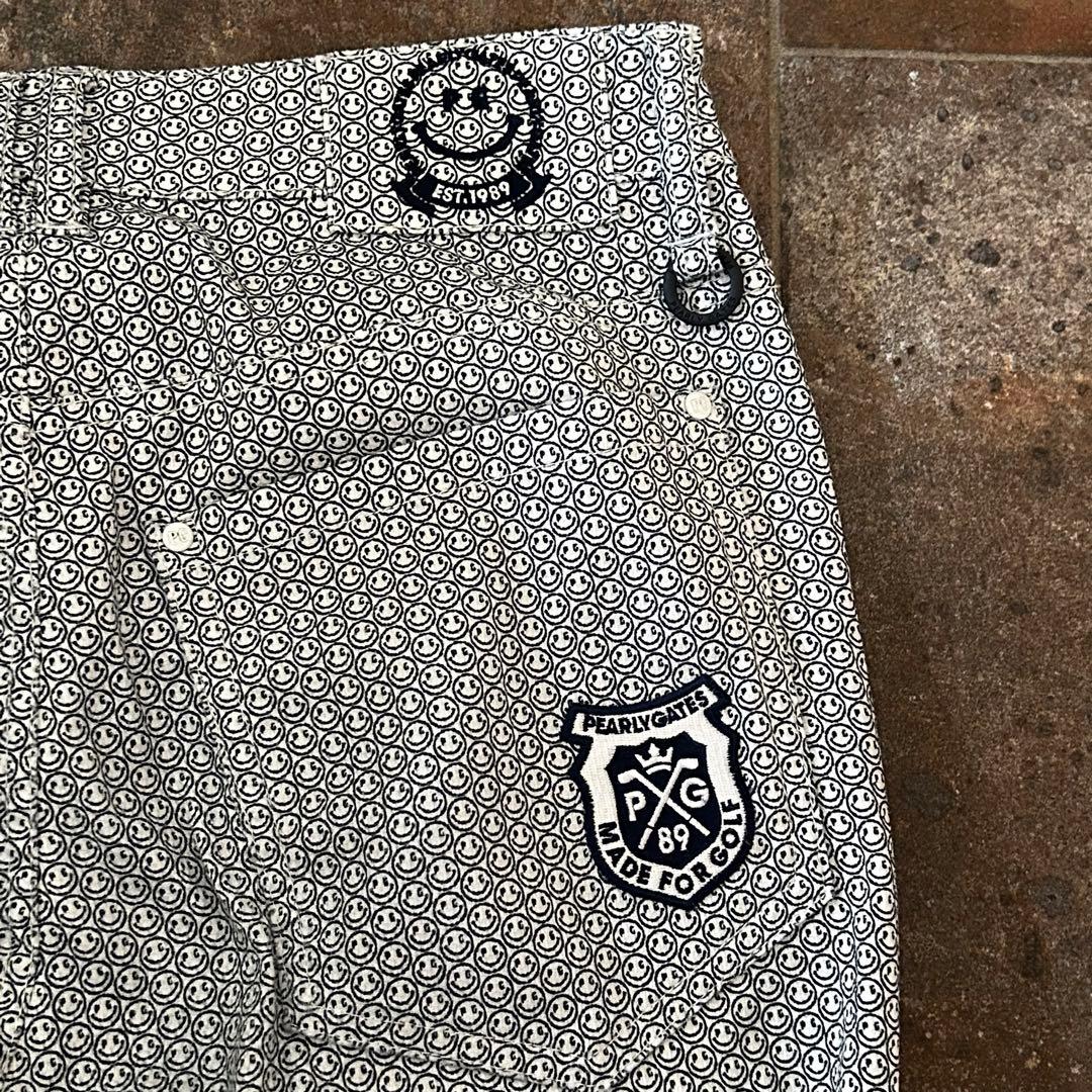 PEARLY GATES プラスクールドビーストレッチパンツストレッチ　総柄