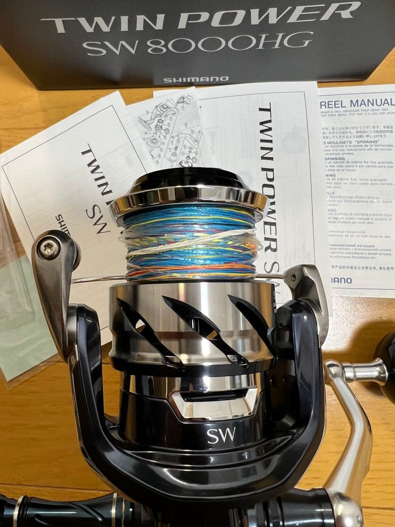 リール SHIMANO 21 TWIN POWER SW 8000 HG