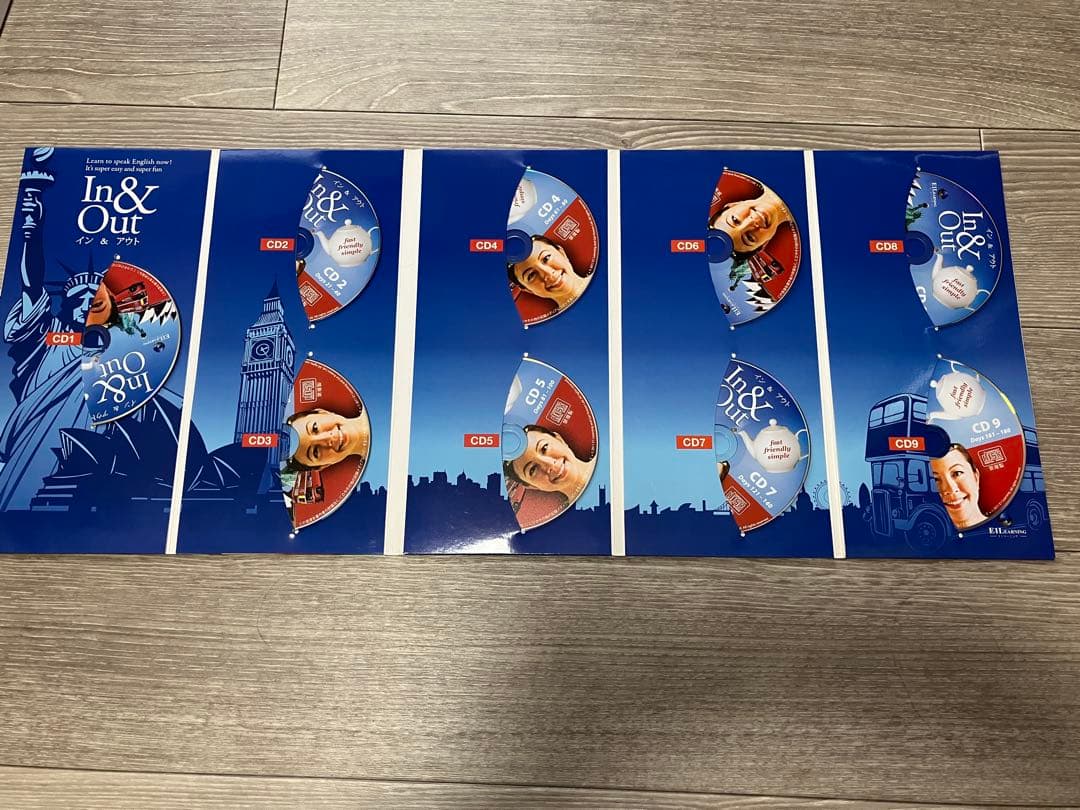 In&Out CD x 9枚 日常英会話学習教材