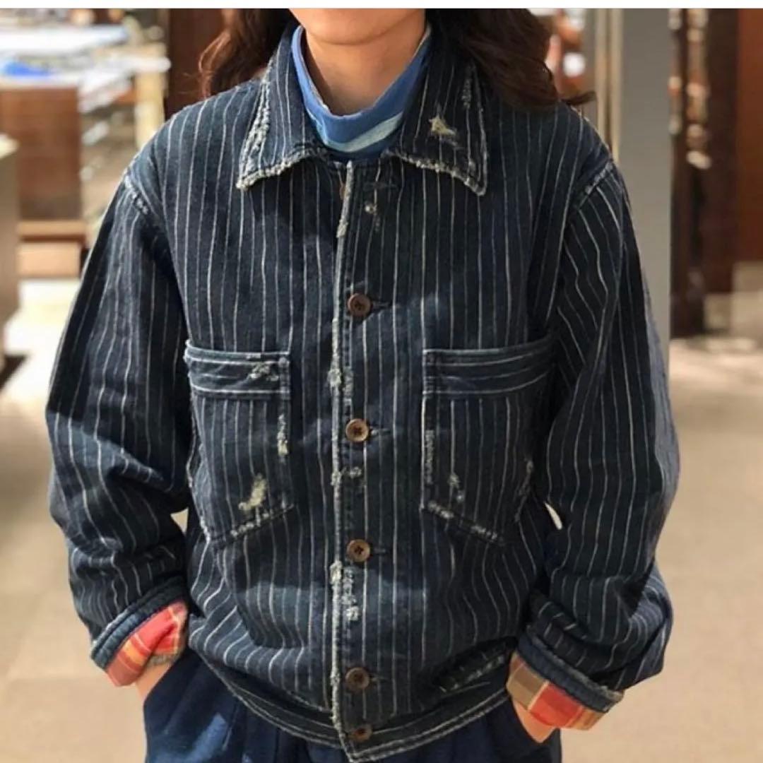 ジャケット・アウター PORTER CLASSIC HAWAIIAN DENIM JACKET