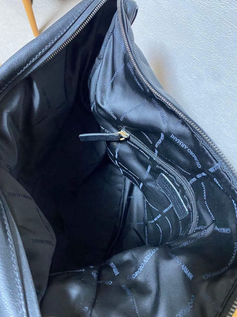 GIORGIOARMANI ジョルジオアルマーニ トートバッグ　ブラック