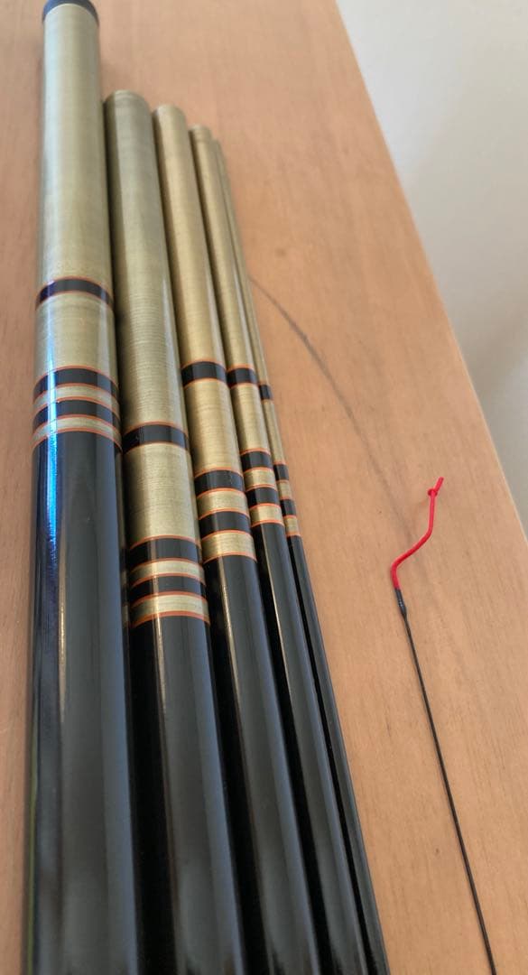 稀少極細グラスヘラ竿美品/アポロ/川端18