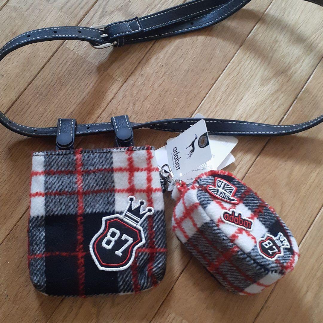 【新品】adabat ゴルフ 小物ポーチ&ボールポーチ