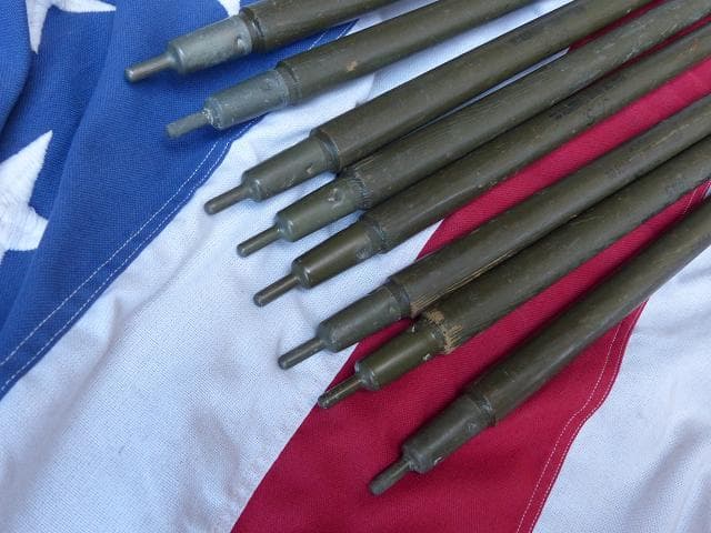 1945” 米軍実物 WWII　テントポール　8本セット 軍幕 241