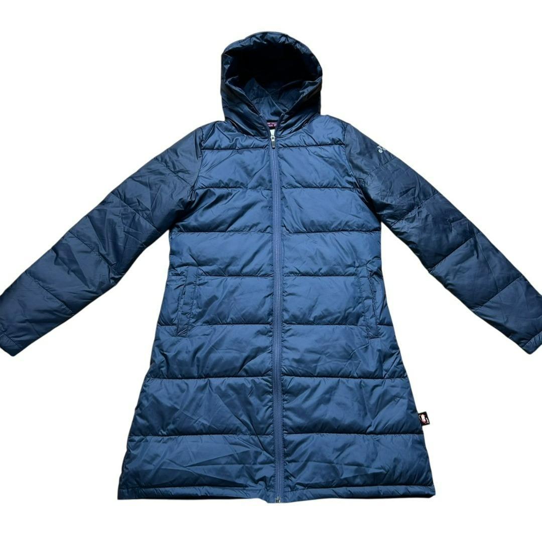 ヨネックス　フード付　ベンチコート　ヒートテック　ネイビー　M　レディース