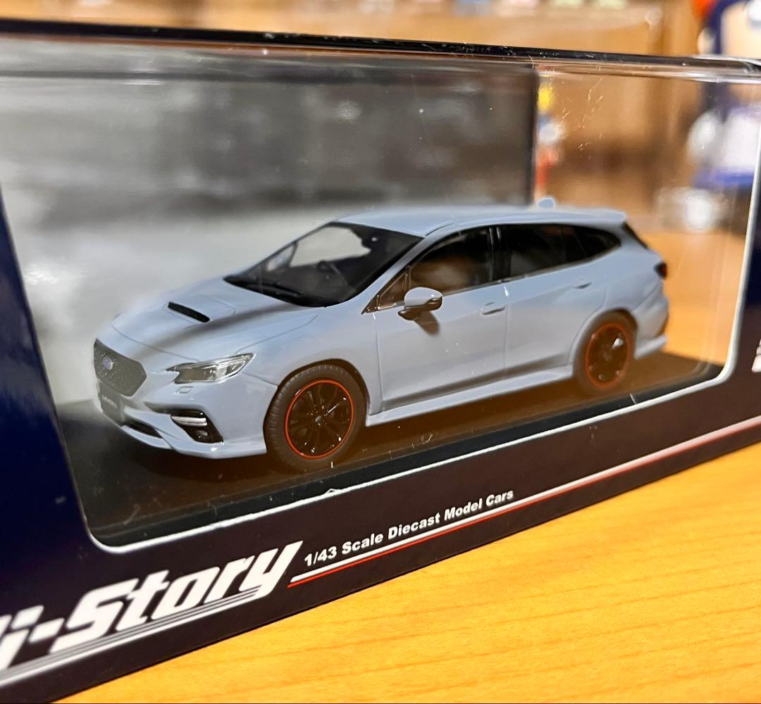 ハイストーリー 1/43 スバル レヴォーグ クールグレーカーキ 2020