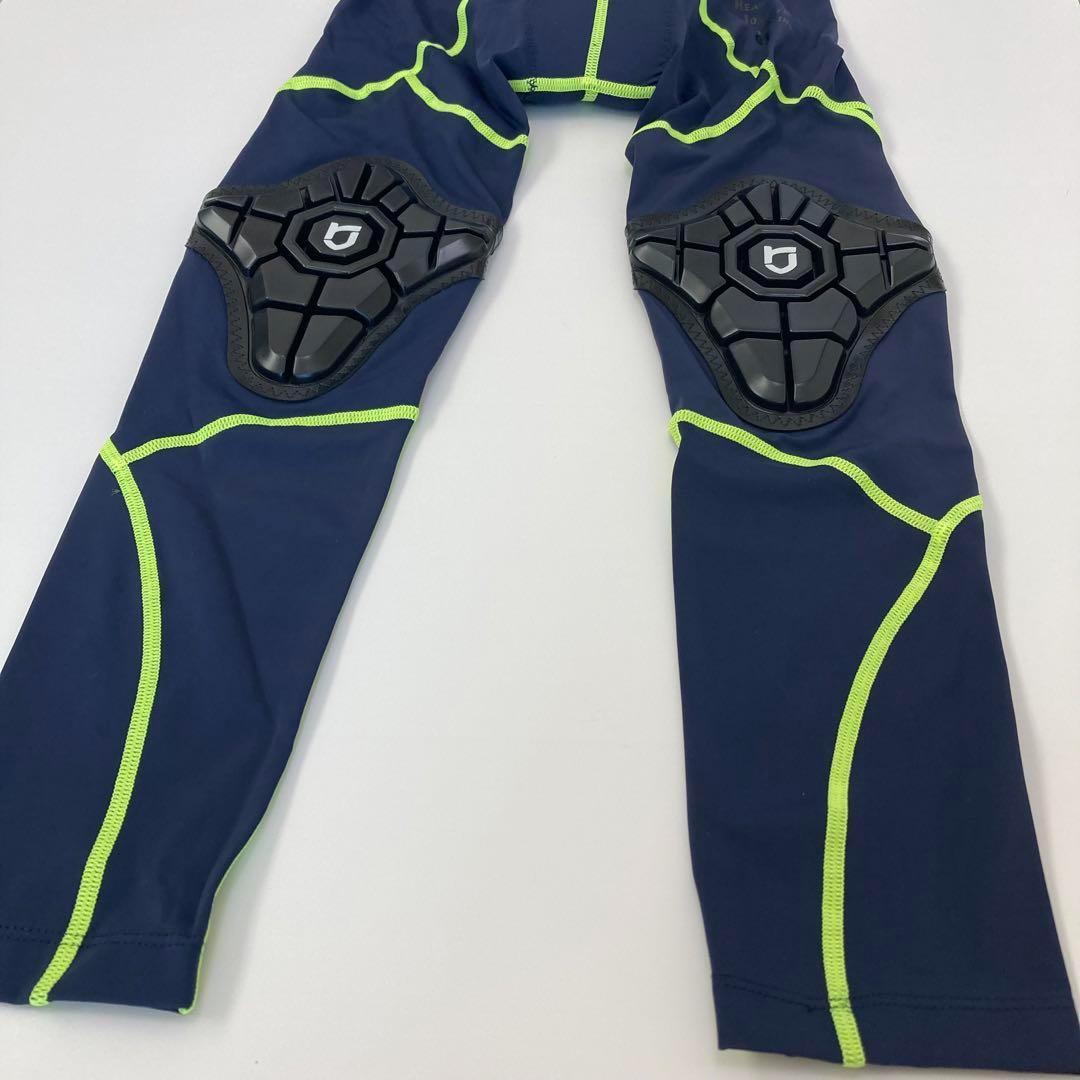 【新品】サイクルパンツ ２XL ネイビー×グリーン ランバイク ストライダー