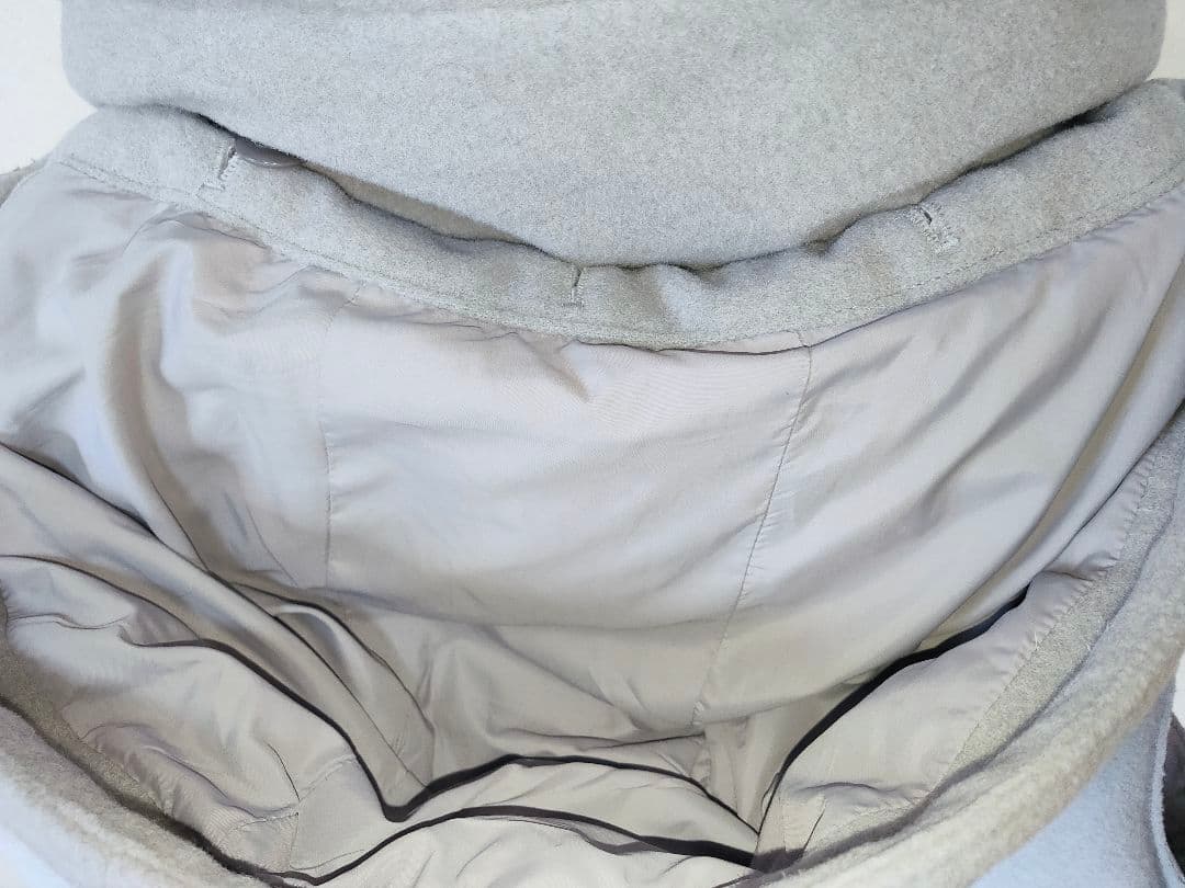 DANTON × BEAMS ダウンベスト 34 グレー レディース 牛革ボタン