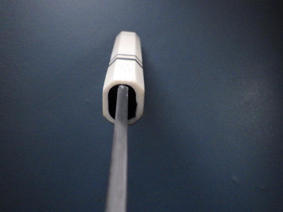 京都・菊一文字作★柳刃刺身包丁★人工象牙銀巻三段カスタム柄★