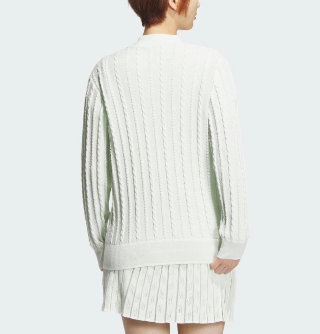 サマーニット　3点セット　セットアップ　春夏　プリーツスカート　カーディガン　S