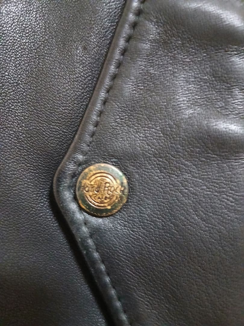 90's Hard Rock Cafe ジャカルタ ブラックレザージャケット