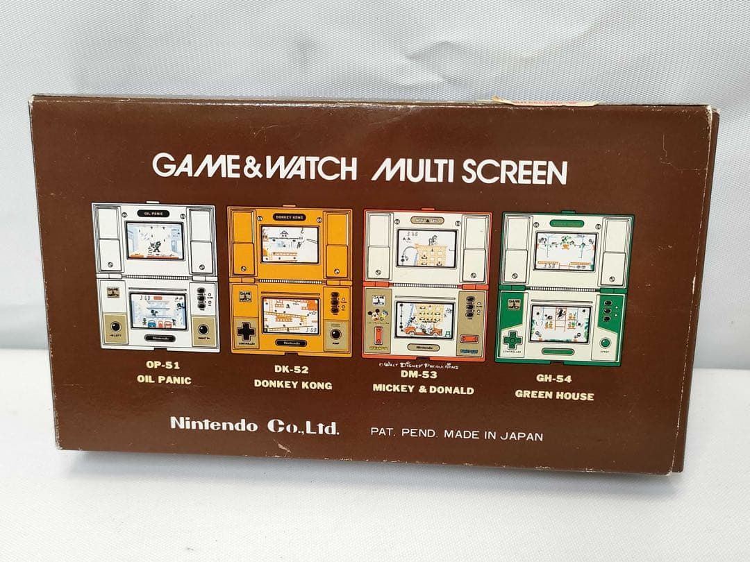 ゲーム&ウォッチ ドンキーコングII (JR-55) 本体ほぼ未使用？ 説明書