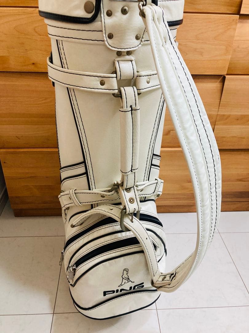 PING キャディバッグ ホワイト