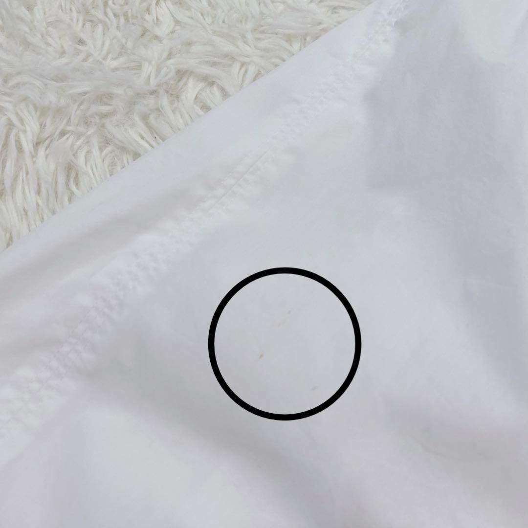 yori ヨリ リボンパフスリーブブラウス ボリューム袖 ボウタイ 白 日本製