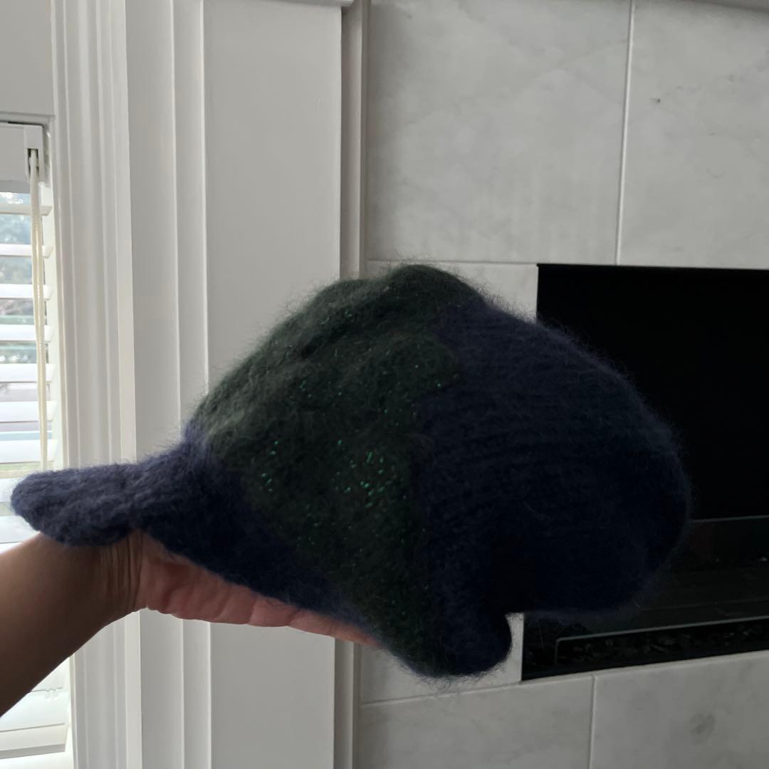 ディーゼル　ブラックゴールド　モヘアニット帽/男女兼用/17,640円の品