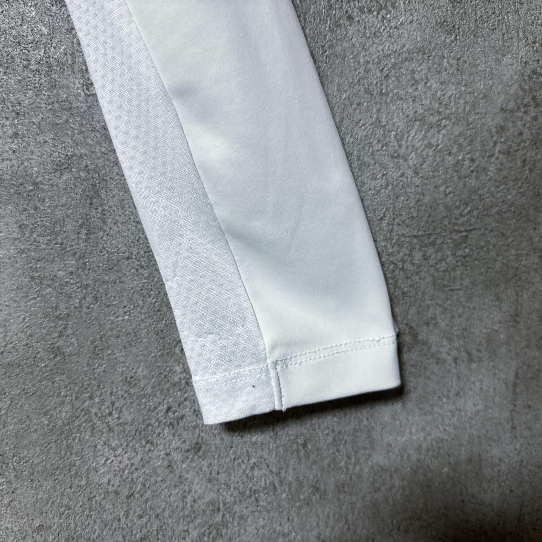 Munsingwear マンシングウェア ビッグロゴ モックネック ホワイト M