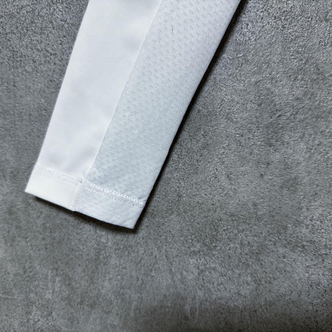 Munsingwear マンシングウェア ビッグロゴ モックネック ホワイト M